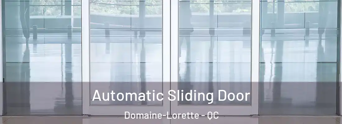  Automatic Sliding Door Domaine-Lorette - QC