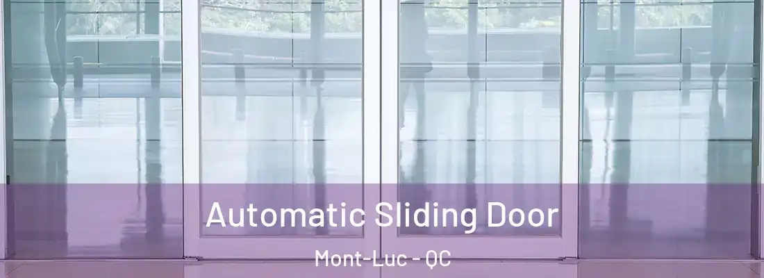  Automatic Sliding Door Mont-Luc - QC