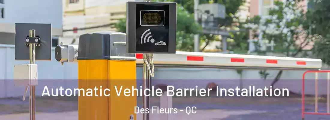 Automatic Vehicle Barrier Installation Des Fleurs - QC