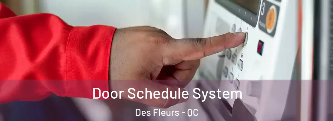  Door Schedule System Des Fleurs - QC