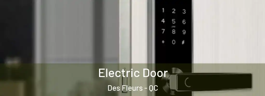  Electric Door Des Fleurs - QC