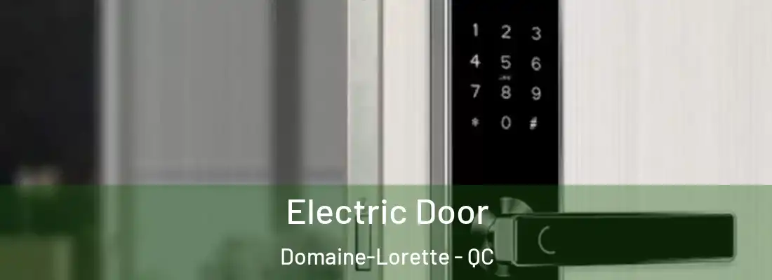  Electric Door Domaine-Lorette - QC