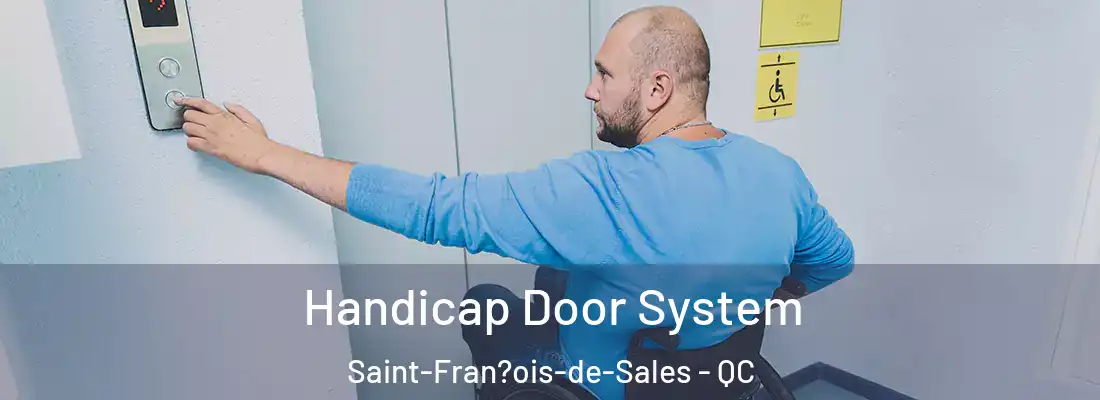  Handicap Door System Saint-Fran?ois-de-Sales - QC