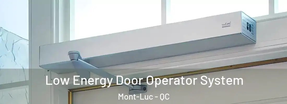  Low Energy Door Operator System Mont-Luc - QC