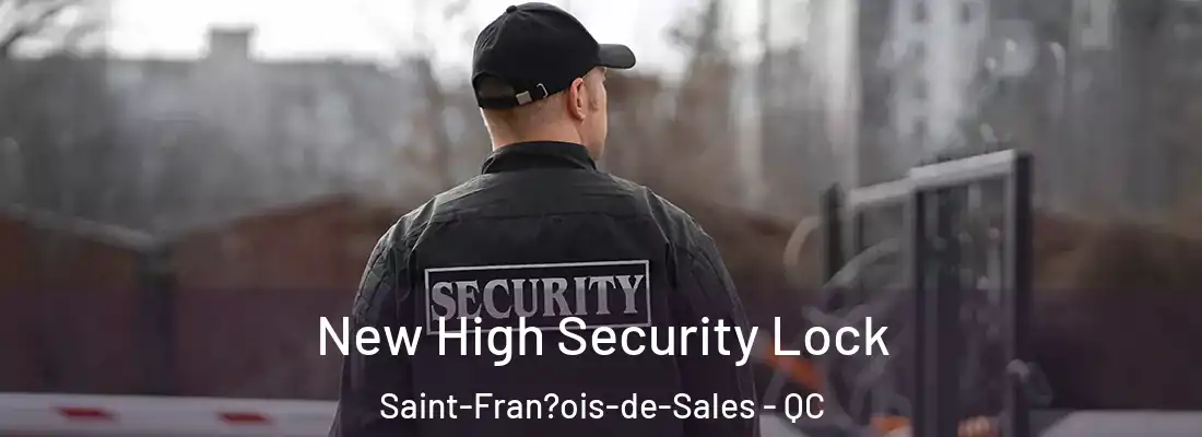  New High Security Lock Saint-Fran?ois-de-Sales - QC