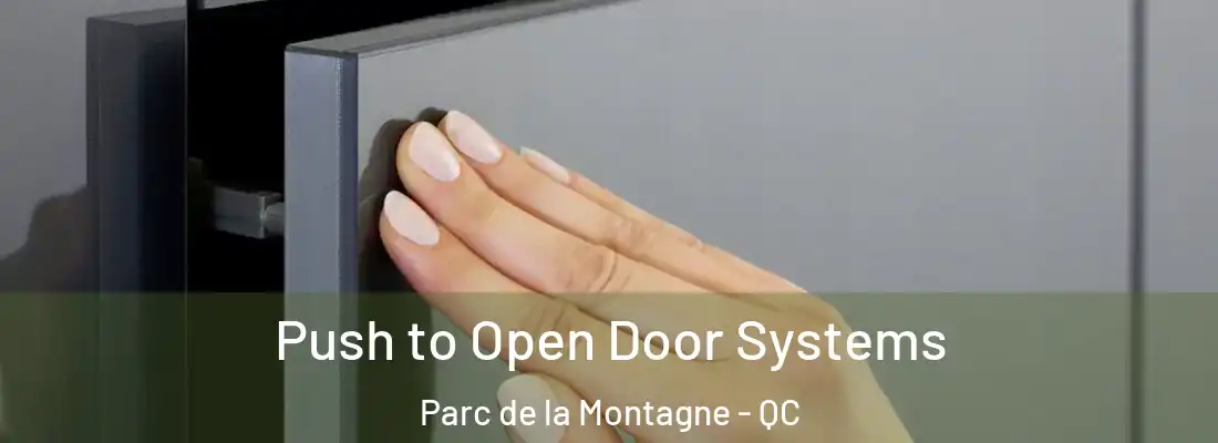  Push to Open Door Systems Parc de la Montagne - QC