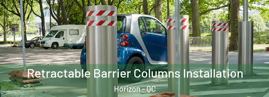  Retractable Barrier Columns Installation Horizon - QC