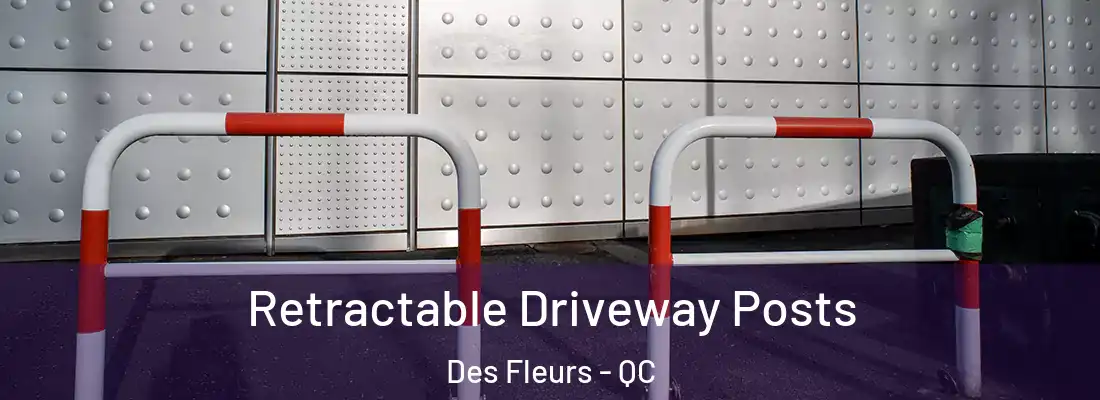  Retractable Driveway Posts Des Fleurs - QC