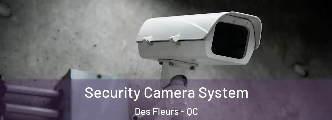  Security Camera System Des Fleurs - QC
