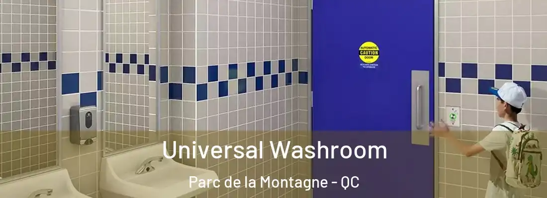  Universal Washroom Parc de la Montagne - QC